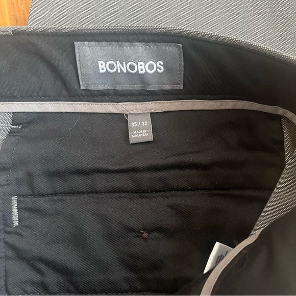 Bonobos Weekday Warrior Friday Pants Men's 32” Slate Gray Slim Fit‎ Trouser - Picture 4 of 12
